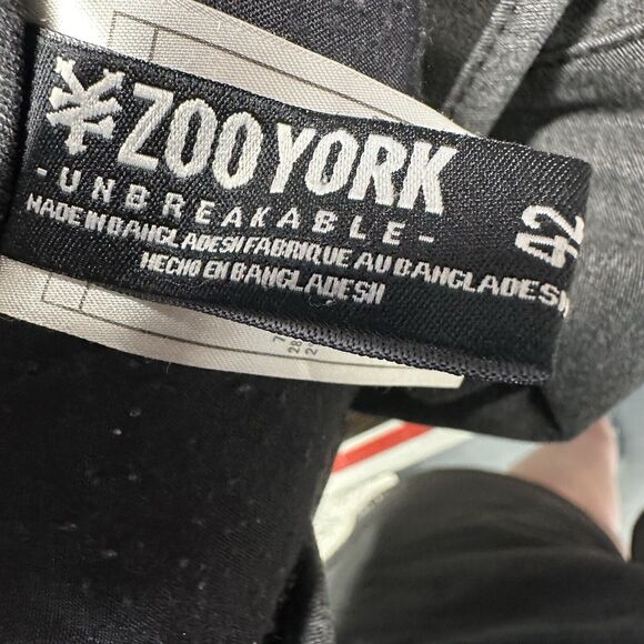 Zoo York Unbreakable Gray Shorts Button Drawstring Flat Front Men’s 42 (41) Sk8 - Picture 3 of 10